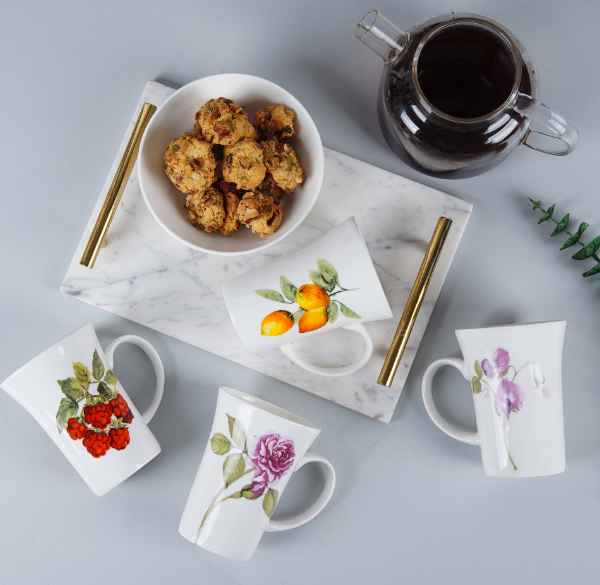 Paris Fruits & Flower 4 PCS