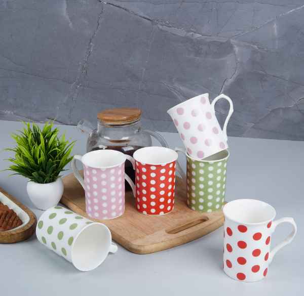 Castle Dots Pair 6 Mix